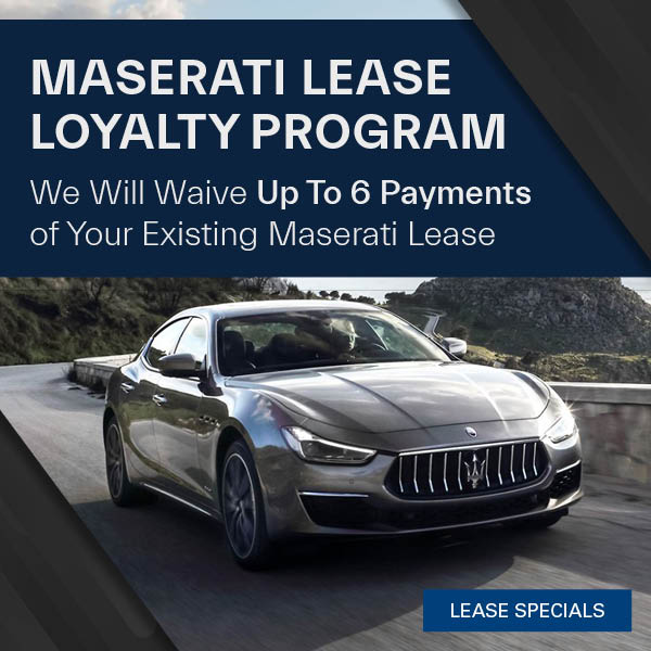 Maserati Lease Program