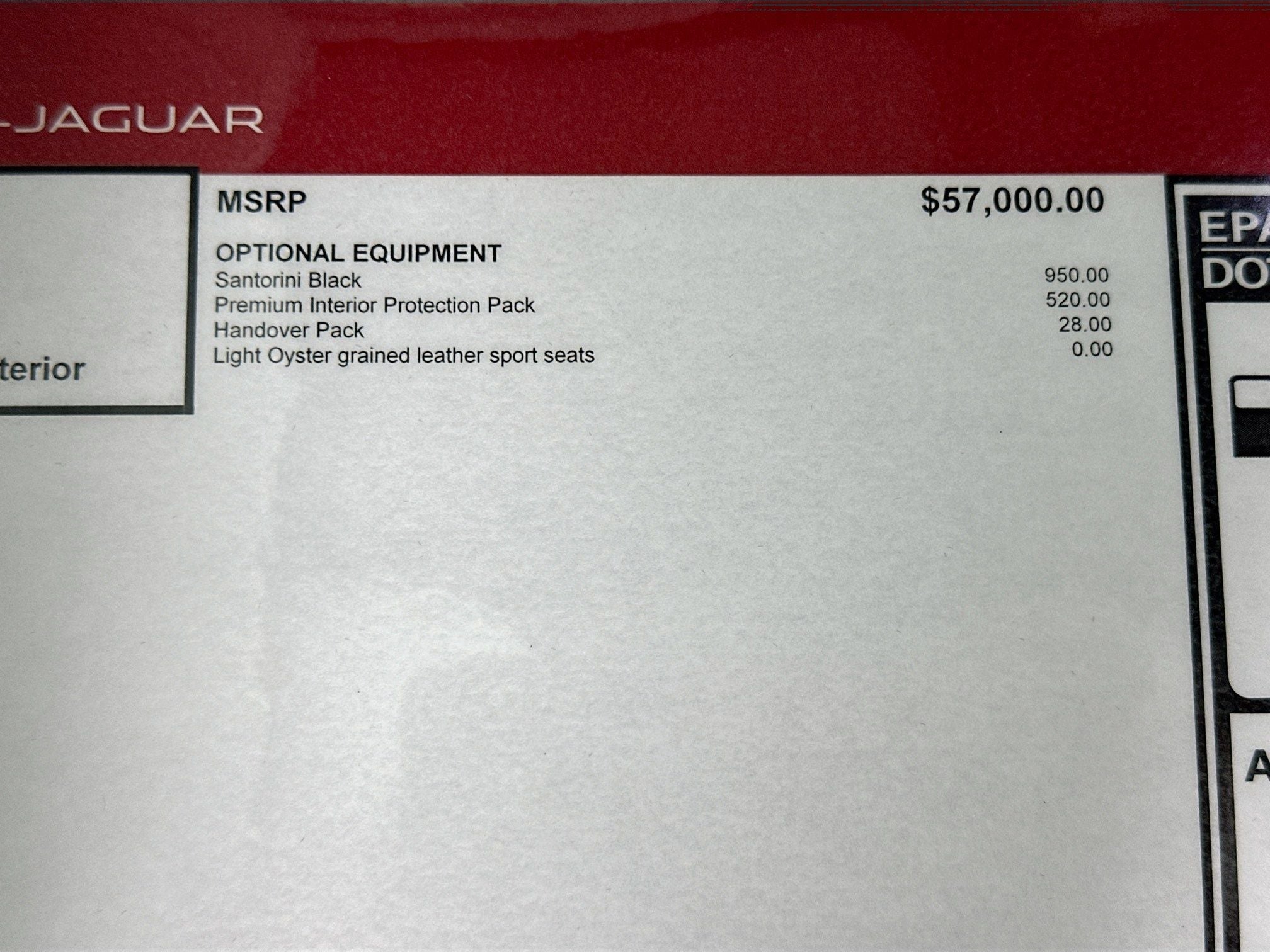 2026 Jaguar F-PACE P250 R-Dynamic S