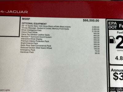 2025 Jaguar F-PACE P400 R-Dynamic S