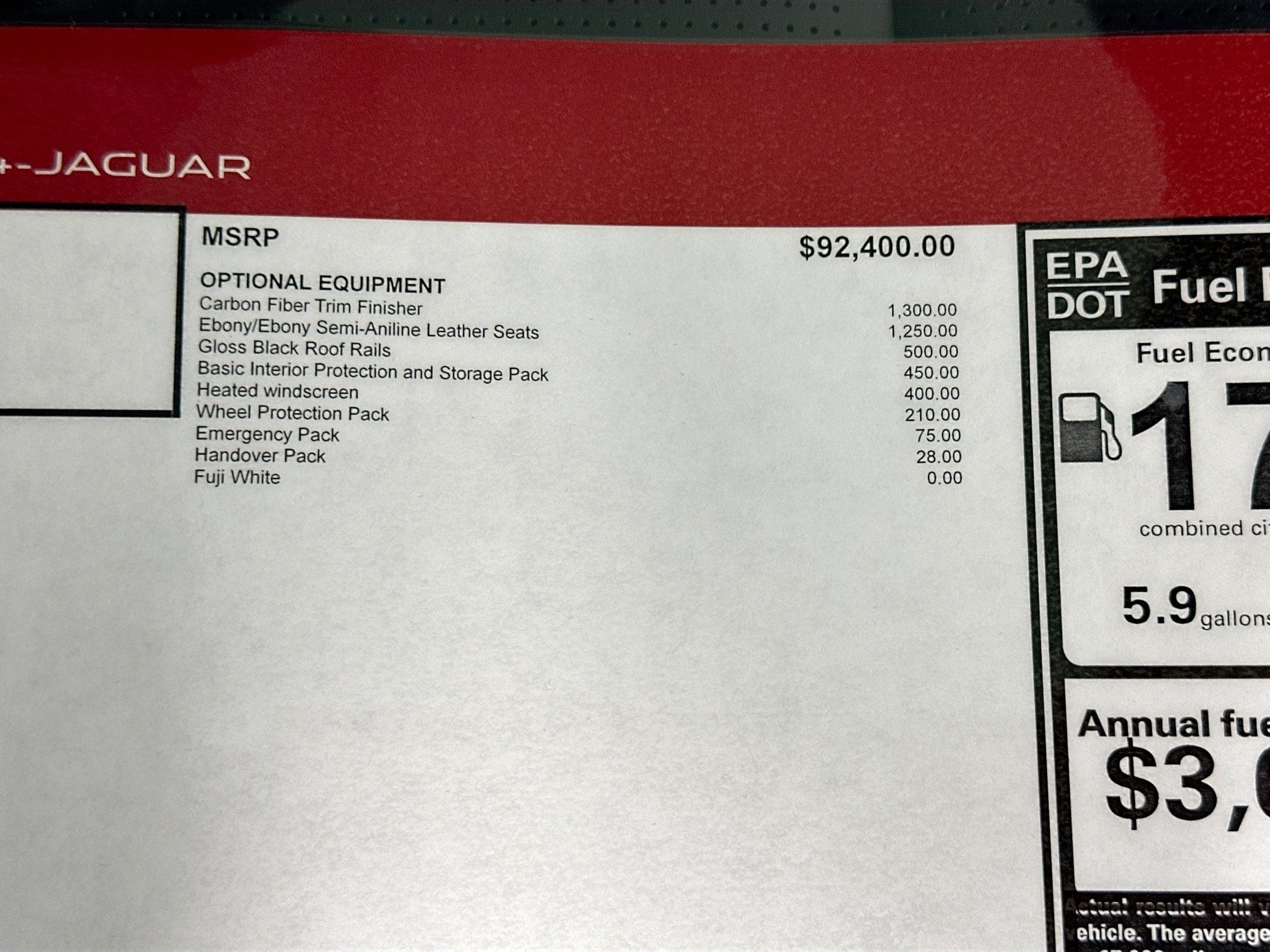 2026 Jaguar F-PACE SVR