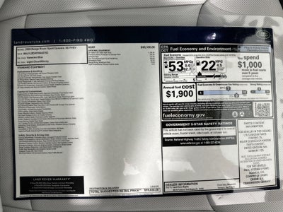 2026 Land Rover Range Rover Sport Plug-in Hybrid Dynamic SE