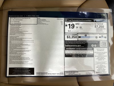 2025 Land Rover Range Rover Sport Dynamic SE