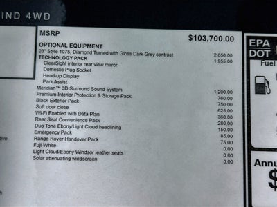 2026 Land Rover Range Rover Sport Dynamic SE