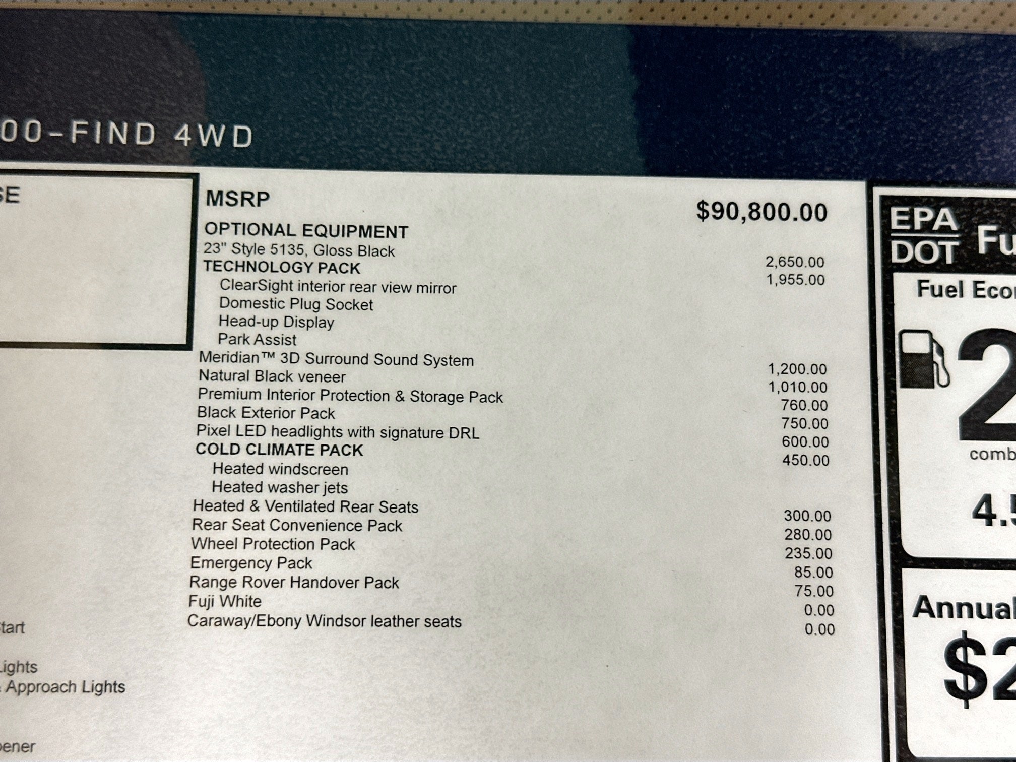 2026 Land Rover Range Rover Sport Dynamic SE