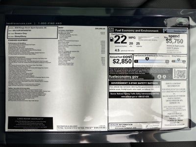 2026 Land Rover Range Rover Sport Dynamic SE