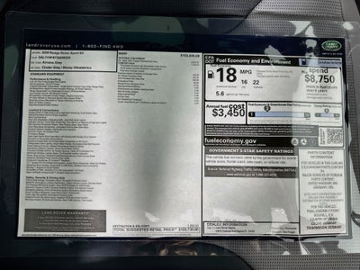 2026 Land Rover Range Rover Sport SV