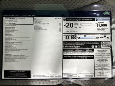2026 Land Rover Defender 110 X-Dynamic SE
