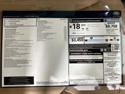2026 Land Rover Defender 130 X-Dynamic SE