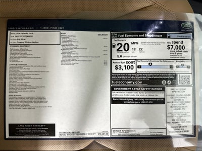 2026 Land Rover Defender 110 S