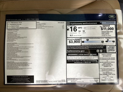 2026 Land Rover Defender 110 V8