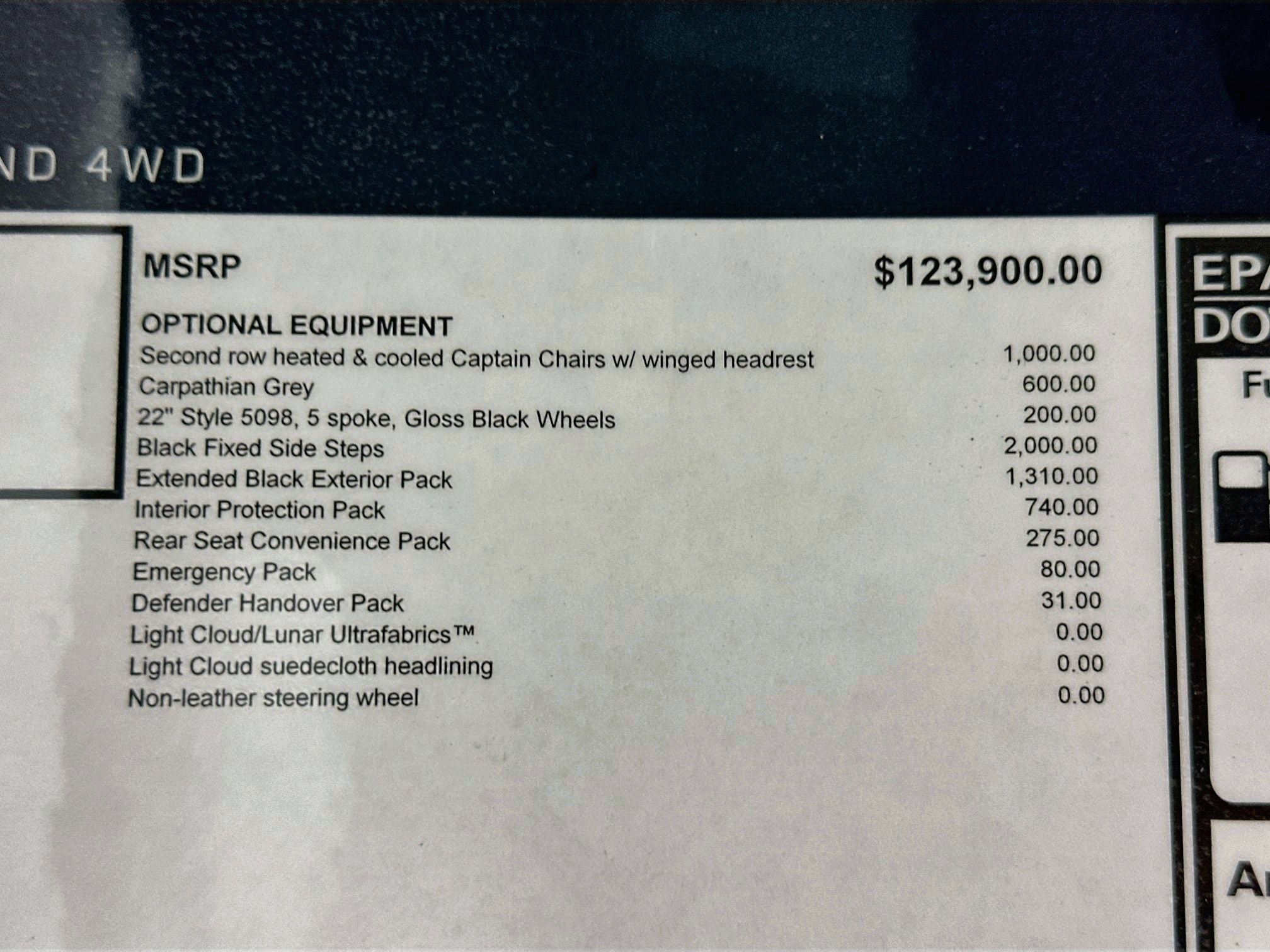 2026 Land Rover Defender 130 V8