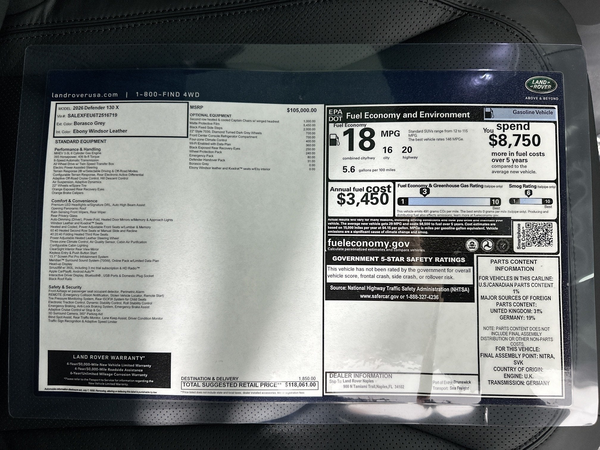 2026 Land Rover Defender 130 X