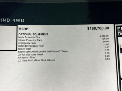 2026 Land Rover Defender 110 Base