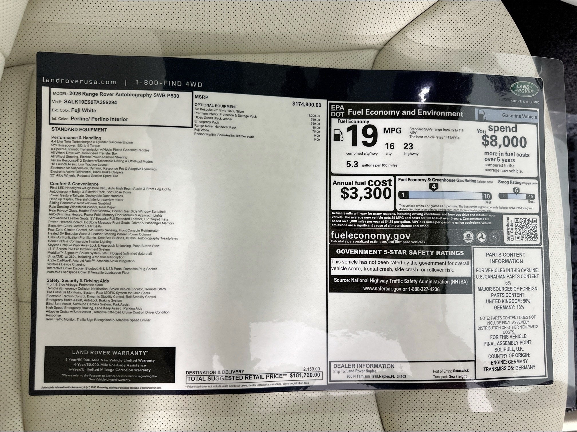 2026 Land Rover Range Rover Autobiography