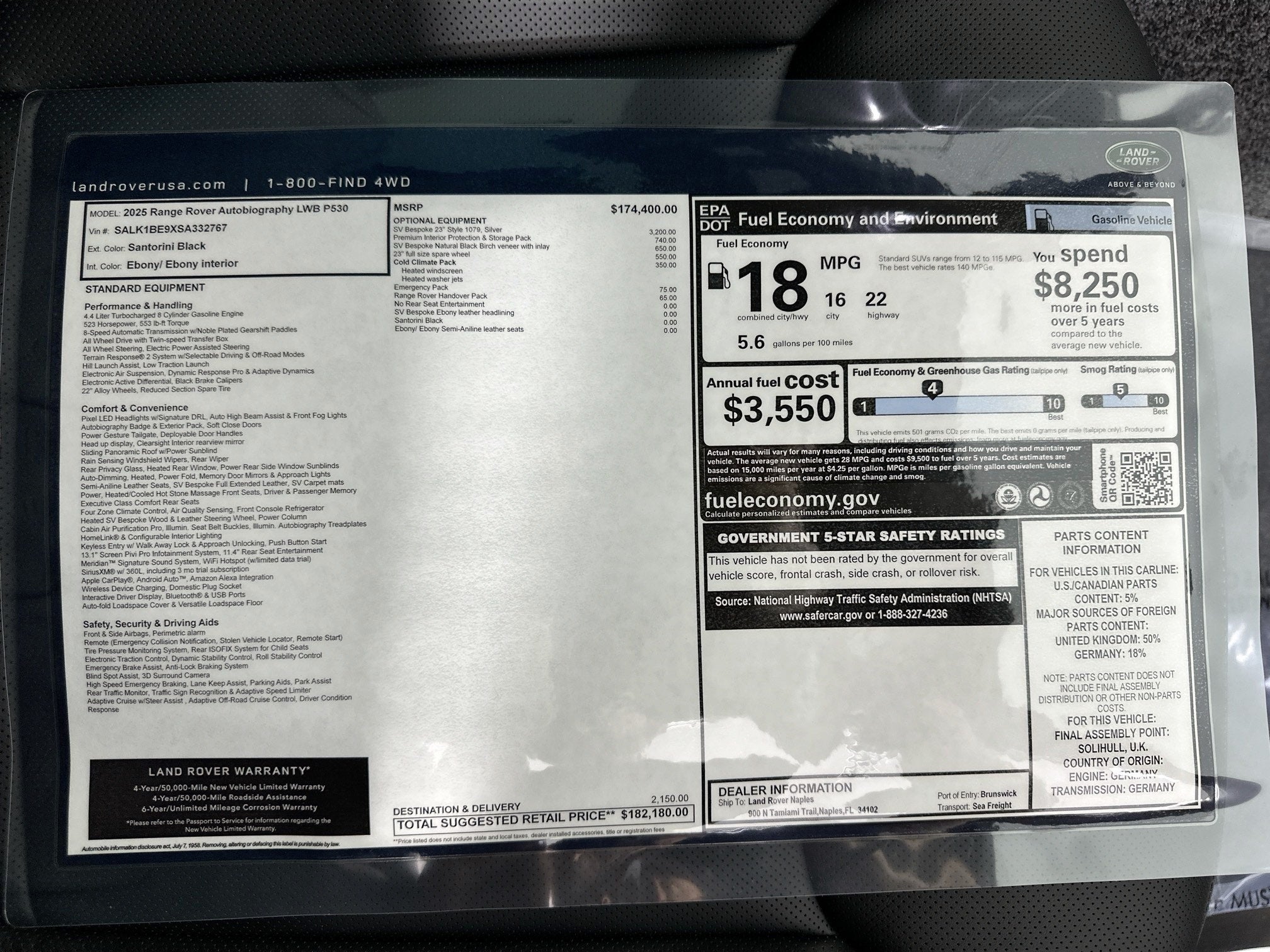 2025 Land Rover Range Rover Autobiography