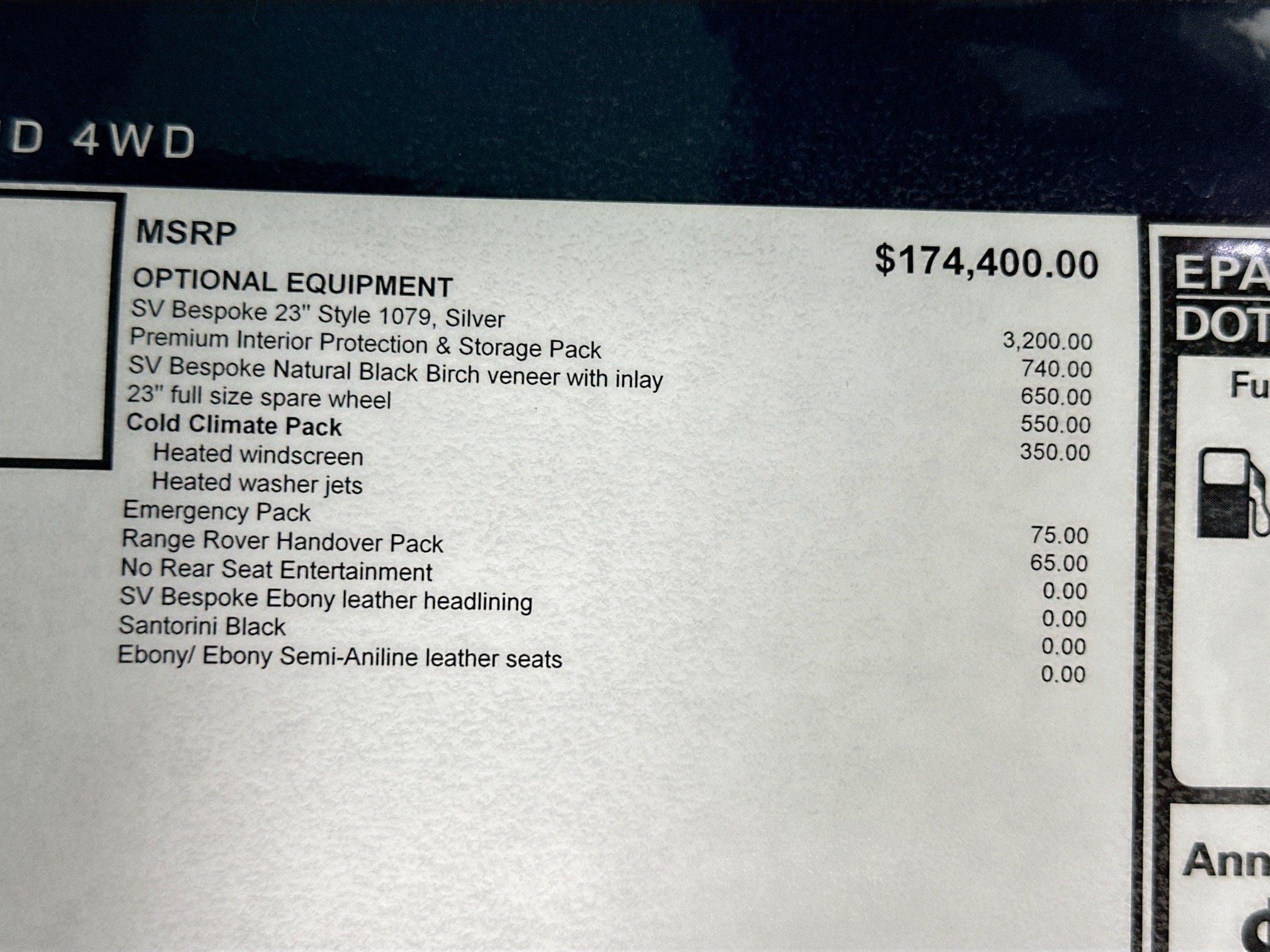 2025 Land Rover Range Rover Autobiography