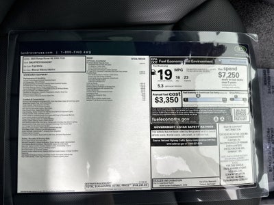 2025 Land Rover Range Rover SE