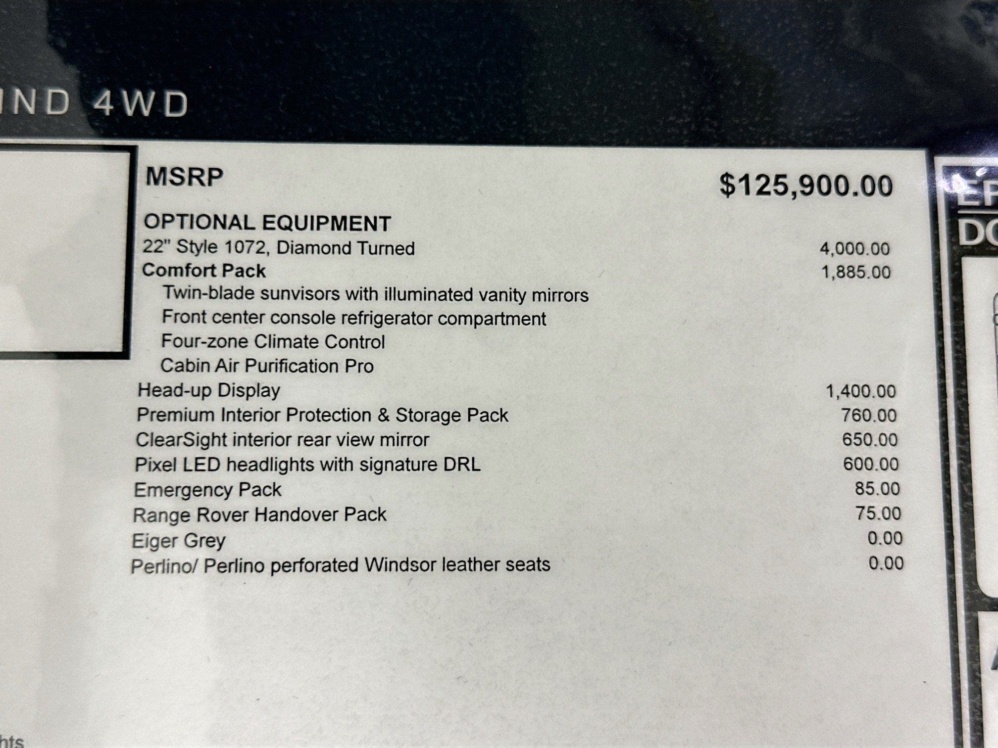 2026 Land Rover Range Rover Plug-In Hybrid SE