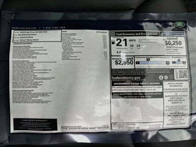 2026 Land Rover Range Rover SE