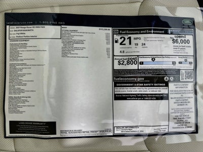 2027 Land Rover Range Rover SE