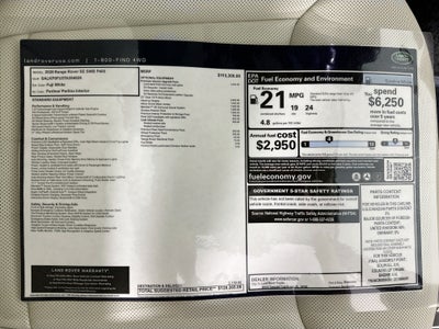 2026 Land Rover Range Rover SE