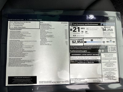 2026 Land Rover Range Rover SE