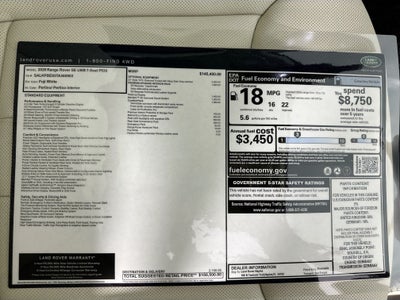 2026 Land Rover Range Rover SE LWB