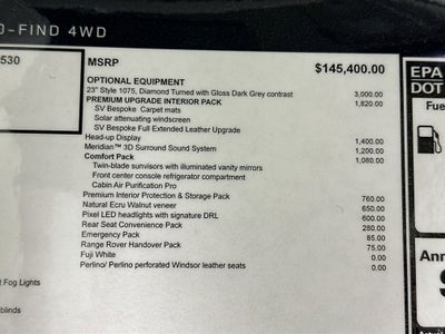 2026 Land Rover Range Rover SE LWB