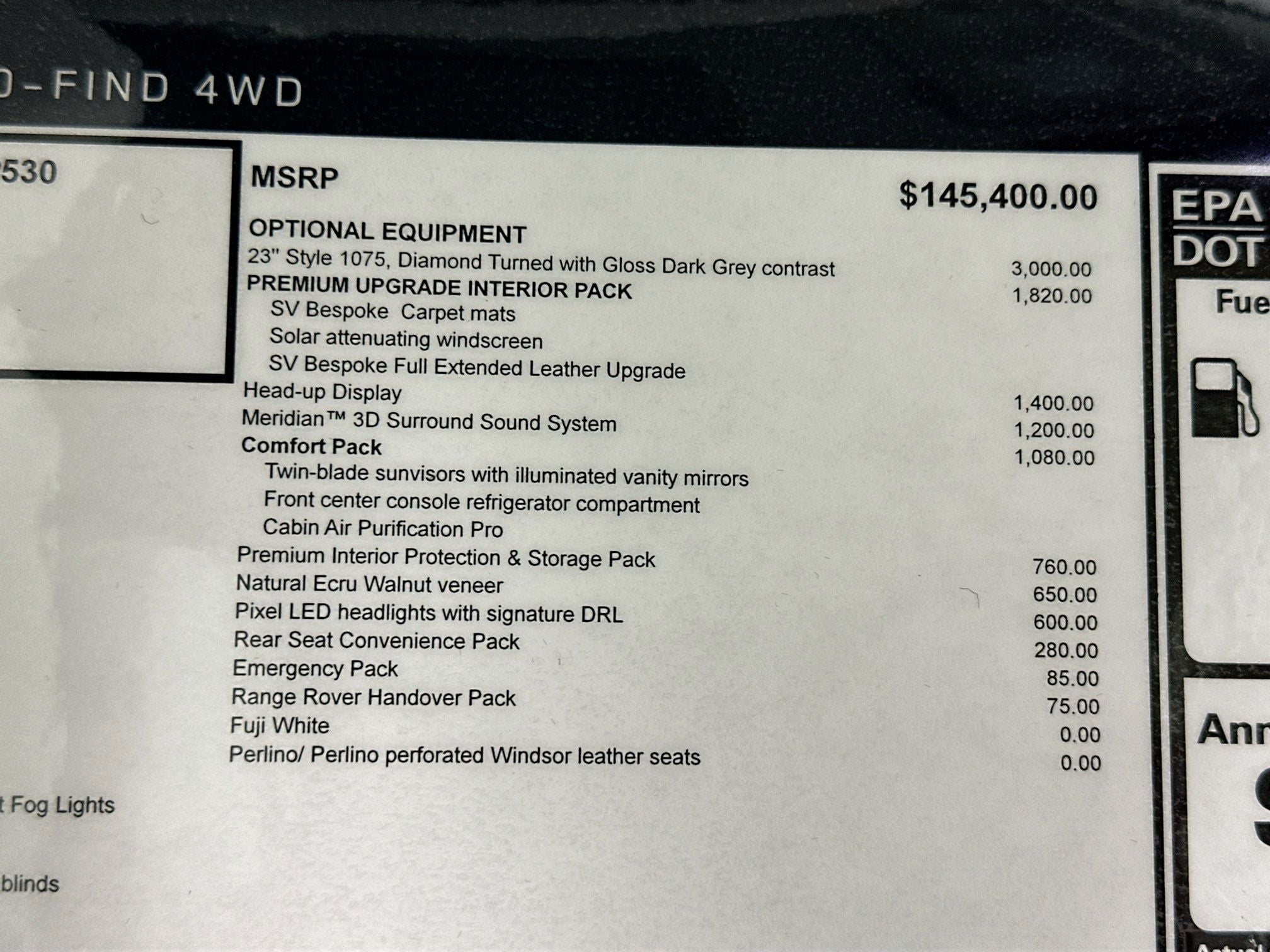 2026 Land Rover Range Rover SE LWB