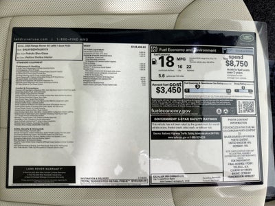 2026 Land Rover Range Rover SE LWB