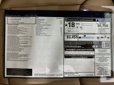 2026 Land Rover Range Rover SE LWB