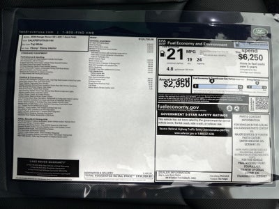 2026 Land Rover Range Rover SE LWB