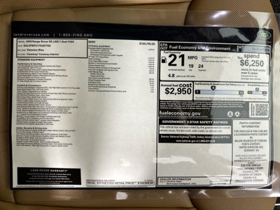 2026 Land Rover Range Rover SE LWB