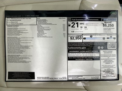 2026 Land Rover Range Rover SE LWB