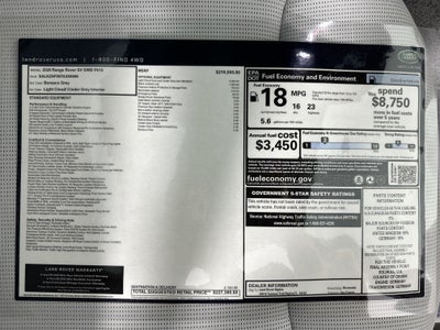 2026 Land Rover Range Rover SV