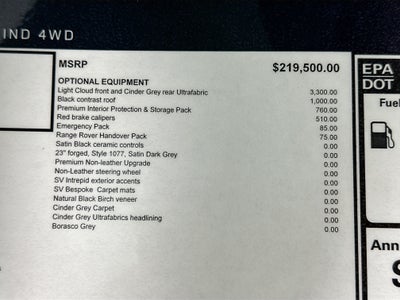 2026 Land Rover Range Rover SV