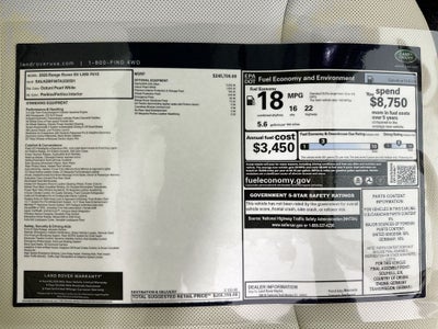 2026 Land Rover Range Rover SV LWB