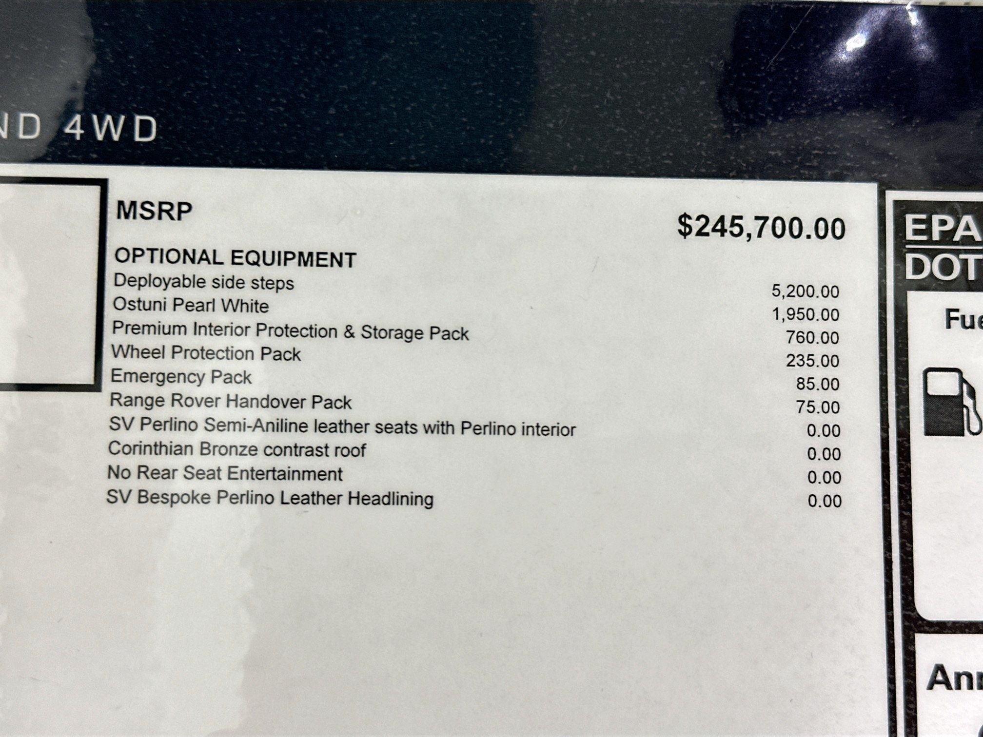 2026 Land Rover Range Rover SV LWB