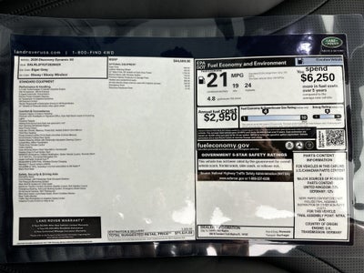 2026 Land Rover Discovery Dynamic SE