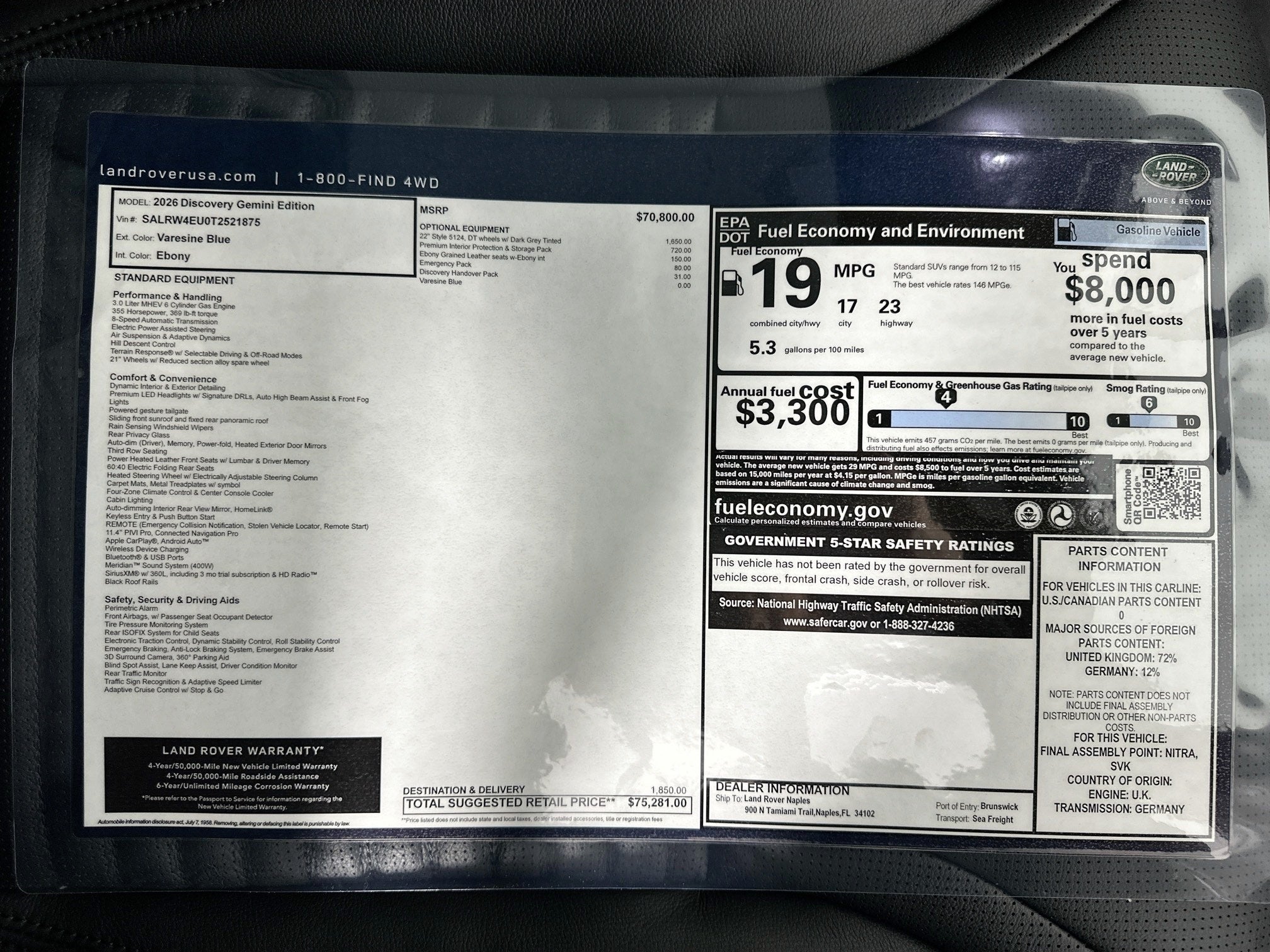 2026 Land Rover Discovery Base