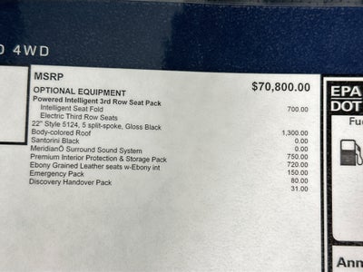 2026 Land Rover Discovery Base