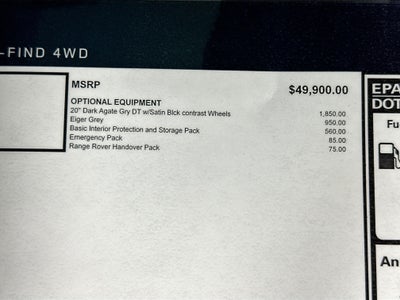 2026 Land Rover Range Rover Evoque S