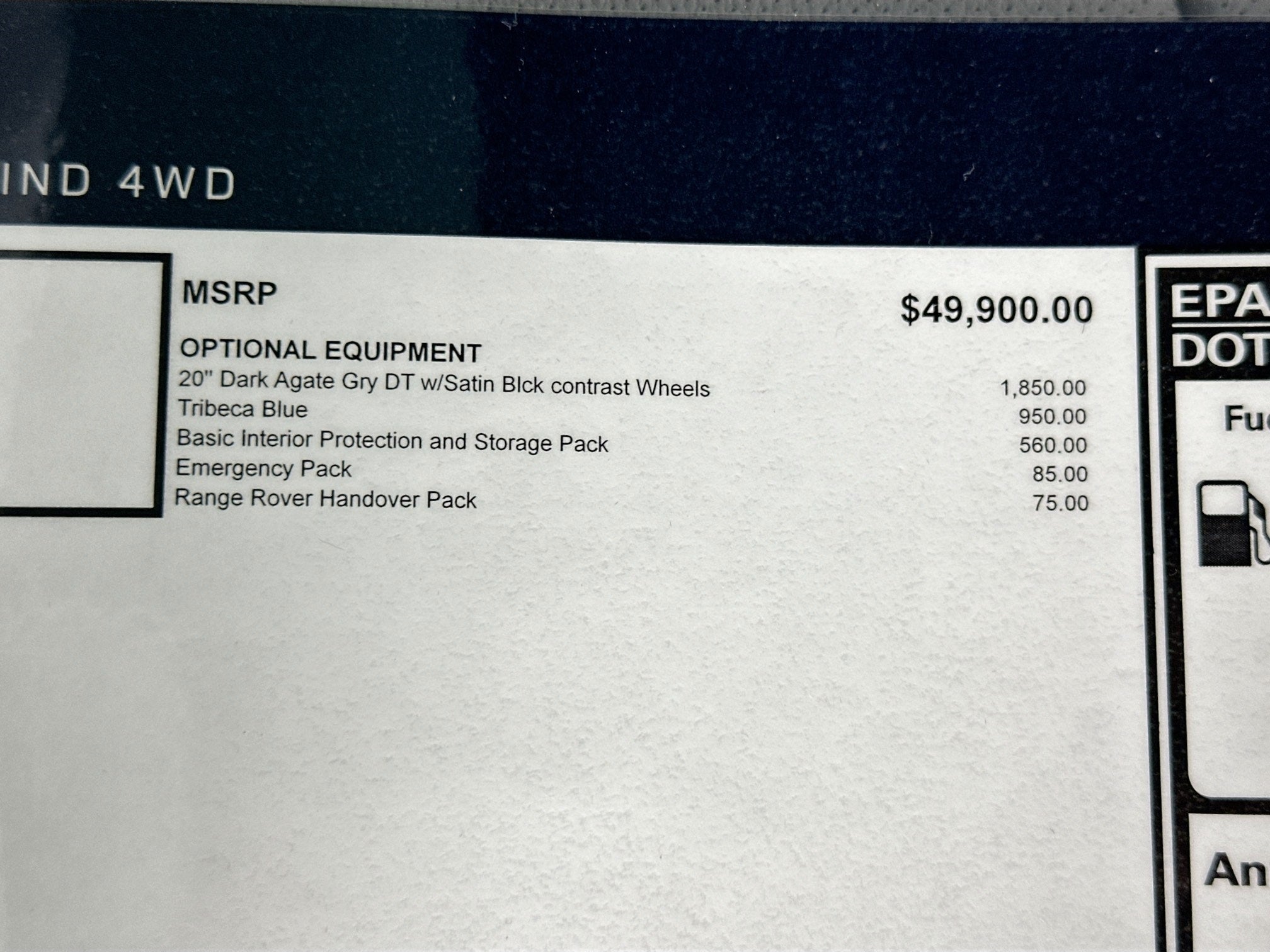 2026 Land Rover Range Rover Evoque S