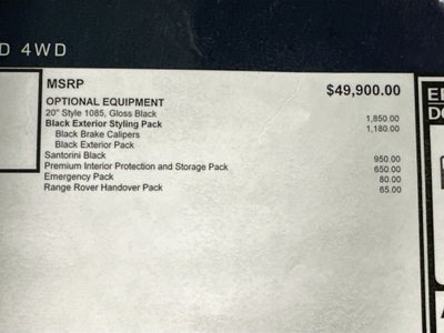 2026 Land Rover Range Rover Evoque S