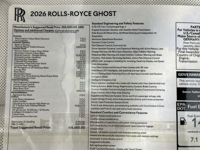 2026 Rolls-Royce Ghost 