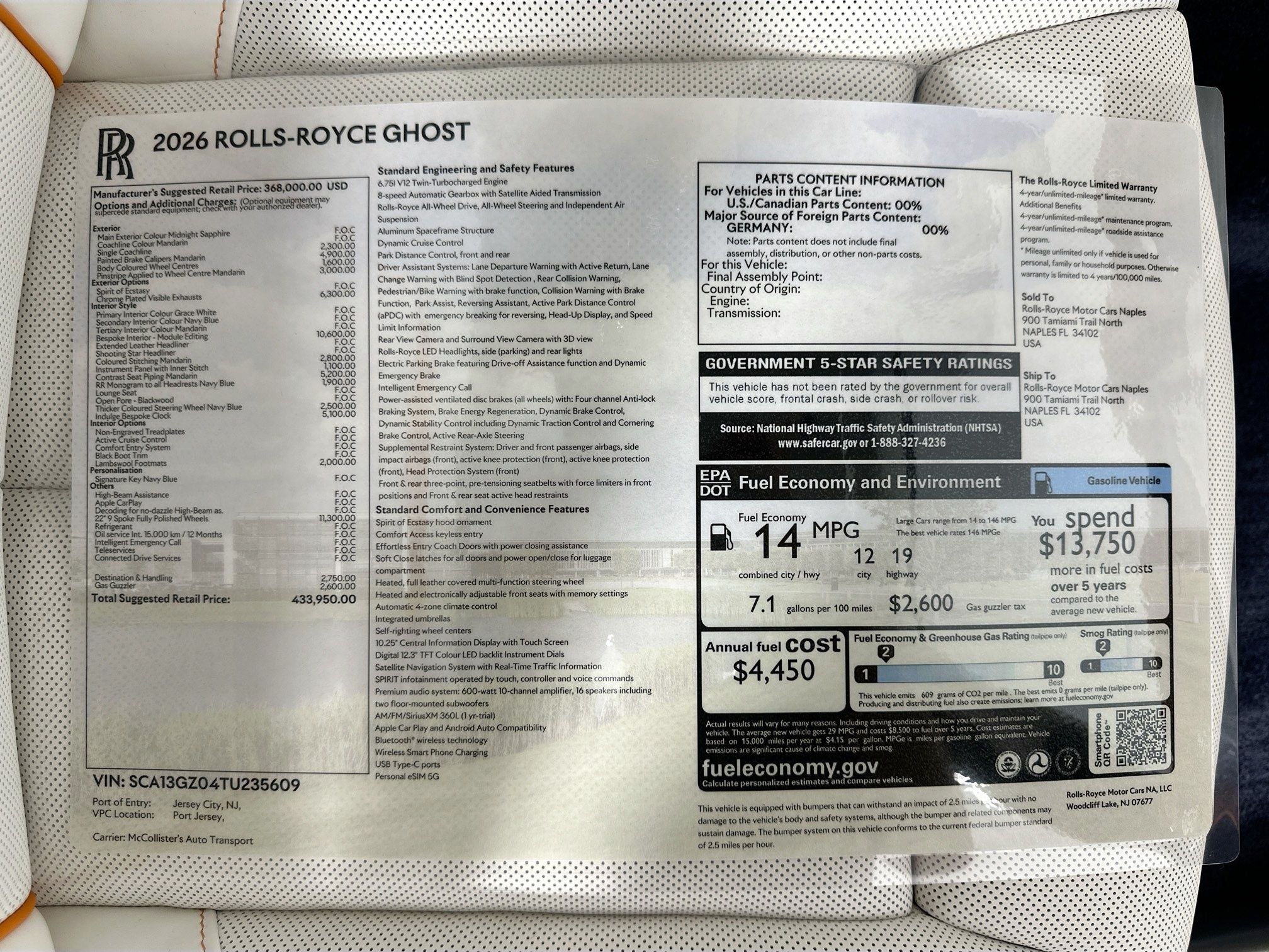 2026 Rolls-Royce Ghost 
