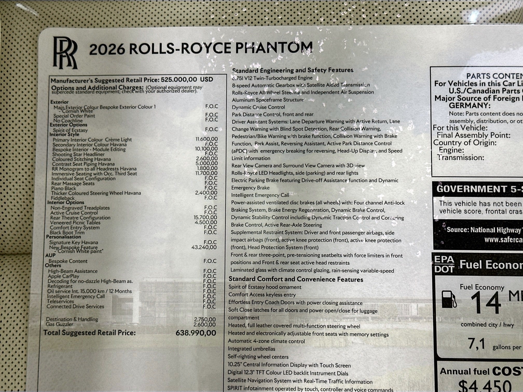 2026 Rolls-Royce Phantom 