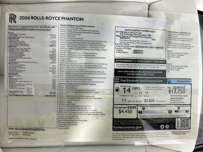 2026 Rolls-Royce Phantom 