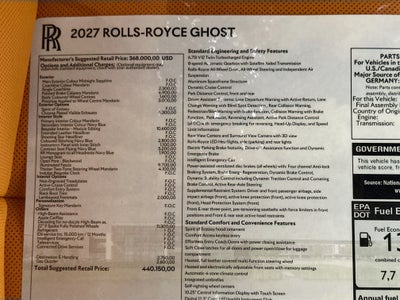 2027 Rolls-Royce Ghost 