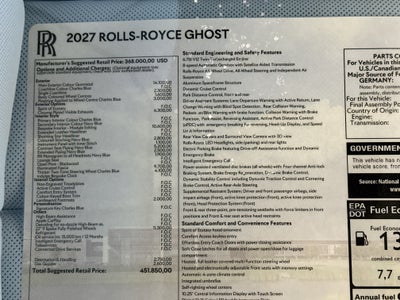 2027 Rolls-Royce Ghost 